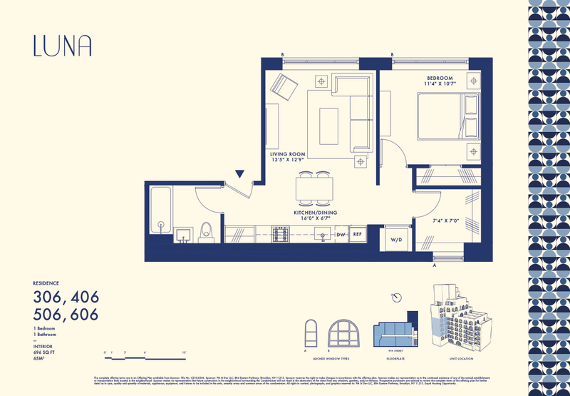 229 9th Street 406, Gowanus, Brooklyn, NY, 11215, $830,000, Property For Sale, Halstead Real Estate, Floorplan 229 9th Street 406, Gowanus, Brooklyn, NY, 11215, $830,000, Property For Sale, Halstead Real Estate, Floorplan