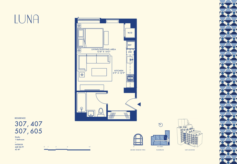 229 9th Street 407, Gowanus, Brooklyn, NY, 11215, $499,000, Property For Sale, Halstead Real Estate, Floorplan 229 9th Street 407, Gowanus, Brooklyn, NY, 11215, $499,000, Property For Sale, Halstead Real Estate, Floorplan