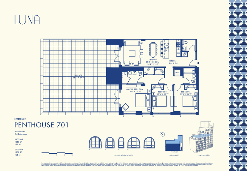 229 9th Street Ph7a, Gowanus, Brooklyn, NY, 11215, $1,985,000, Property For Sale, Halstead Real Estate, Floorplan 229 9th Street Ph7a, Gowanus, Brooklyn, NY, 11215, $1,985,000, Property For Sale, Halstead Real Estate, Floorplan