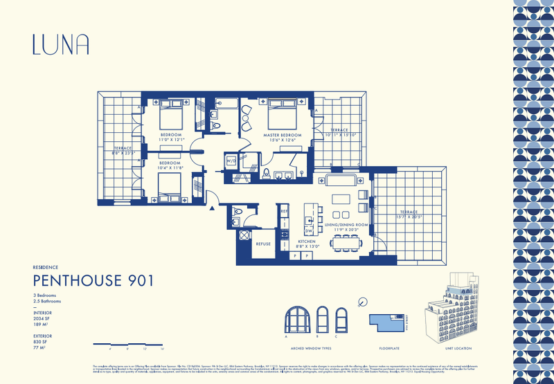 229 9th Street Ph9a, Gowanus, Brooklyn, NY, 11215, $2,845,000, Property For Sale, Halstead Real Estate, Floorplan 229 9th Street Ph9a, Gowanus, Brooklyn, NY, 11215, $2,845,000, Property For Sale, Halstead Real Estate, Floorplan