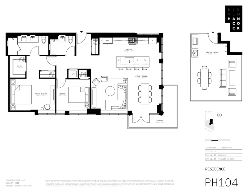 11 Hancock Place Ph104, Upper Manhattan, NYC, 10027, $1,825,000, Property For Sale, Halstead Real Estate, Floorplan 11 Hancock Place Ph104, Upper Manhattan, NYC, 10027, $1,825,000, Property For Sale, Halstead Real Estate, Floorplan