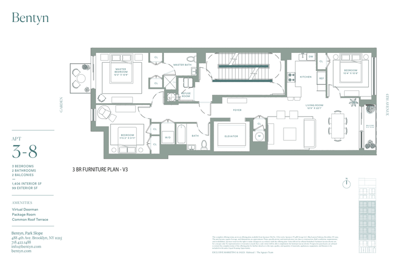 488 Fourth Avenue 5, Park Slope, Brooklyn, NY, 11215, $1,625,000, Property For Sale, Halstead Real Estate, Floorplan 488 Fourth Avenue 5, Park Slope, Brooklyn, NY, 11215, $1,625,000, Property For Sale, Halstead Real Estate, Floorplan