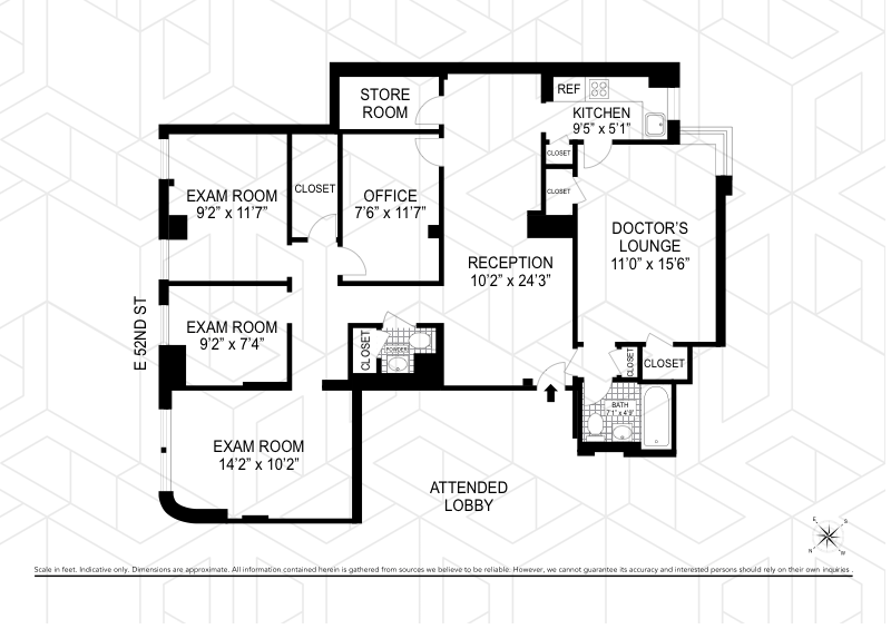 340 East 52nd Street 1a, Midtown East, NYC, 10022, $10,625, Property For Rent, Halstead Real Estate, Floorplan 340 East 52nd Street 1a, Midtown East, NYC, 10022, $10,625, Property For Rent, Halstead Real Estate, Floorplan