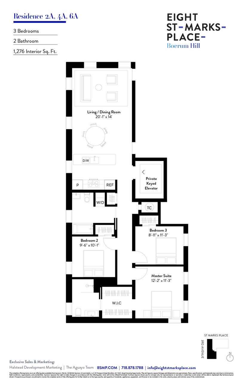 8 St Marks Place 2a, Boerum Hill, Brooklyn, NY, 11217, $1,625,000, Property For Sale, Halstead Real Estate, Floorplan 8 St Marks Place 2a, Boerum Hill, Brooklyn, NY, 11217, $1,625,000, Property For Sale, Halstead Real Estate, Floorplan