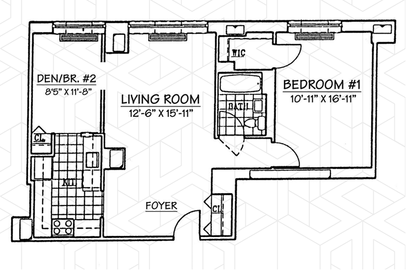 4 -74 48th Ave Ph3c, Long Island City, Queens, NY, 11109, $625,000, Property For Sale, Halstead Real Estate, Floorplan 4 -74 48th Ave Ph3c, Long Island City, Queens, NY, 11109, $625,000, Property For Sale, Halstead Real Estate, Floorplan