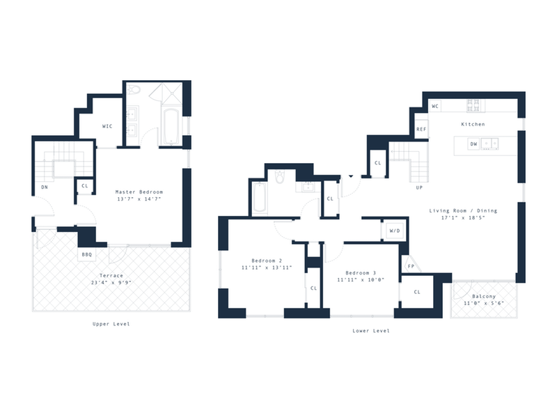 17 Convent Avenue Pha, Upper Manhattan, NYC, 10027, $1,995,000, Property For Sale, Halstead Real Estate, Floorplan 17 Convent Avenue Pha, Upper Manhattan, NYC, 10027, $1,995,000, Property For Sale, Halstead Real Estate, Floorplan