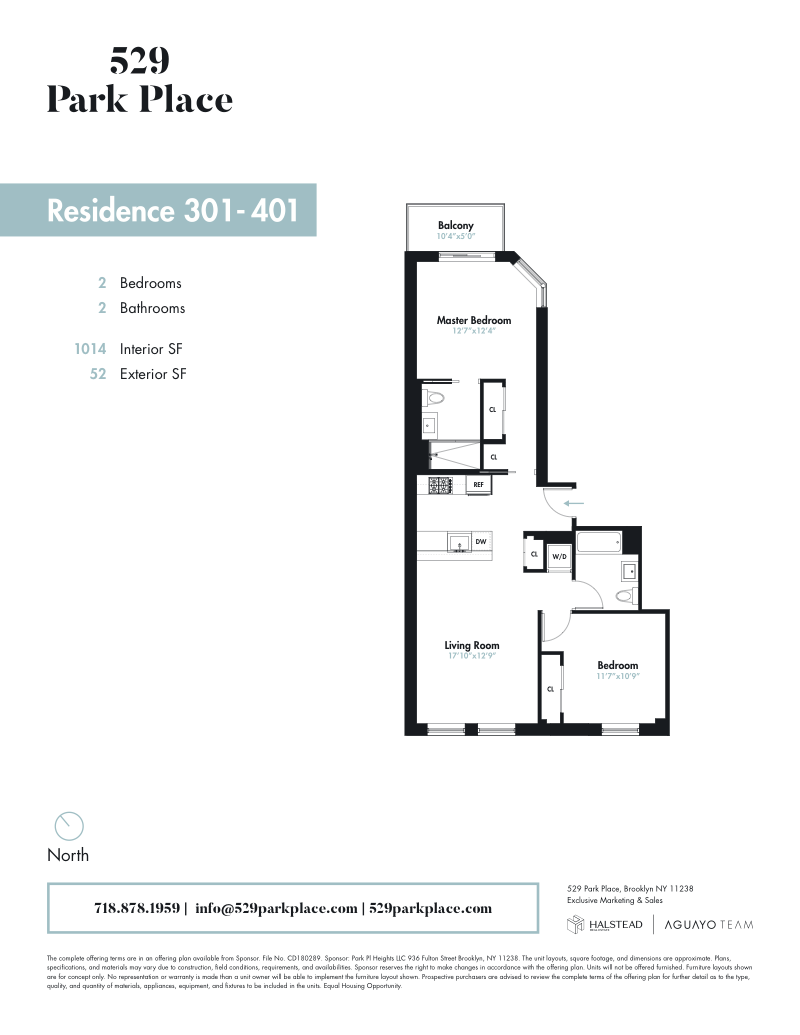 529 Park Place 301, Crown Heights, Brooklyn, NY, 11238, $1,200,000, Property For Sale, Halstead Real Estate, Floorplan 529 Park Place 301, Crown Heights, Brooklyn, NY, 11238, $1,200,000, Property For Sale, Halstead Real Estate, Floorplan