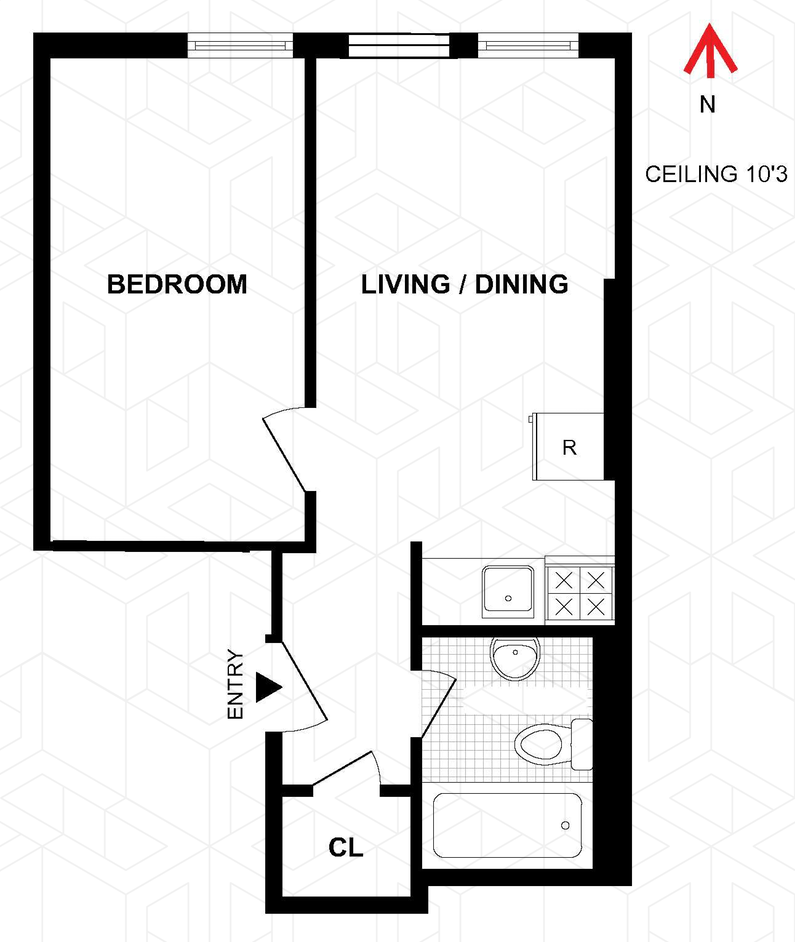 264 West 121st Street 2f, Upper Manhattan, NYC, 10027, $1,790, Property For Rent, Halstead Real Estate, Floorplan 264 West 121st Street 2f, Upper Manhattan, NYC, 10027, $1,790, Property For Rent, Halstead Real Estate, Floorplan