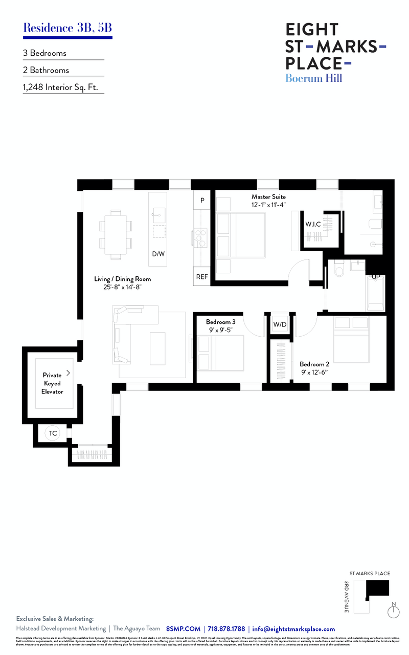 8 St Marks Place 5b, Boerum Hill, Brooklyn, NY, 11217, $1,575,000, Property For Sale, Halstead Real Estate, Floorplan 8 St Marks Place 5b, Boerum Hill, Brooklyn, NY, 11217, $1,575,000, Property For Sale, Halstead Real Estate, Floorplan