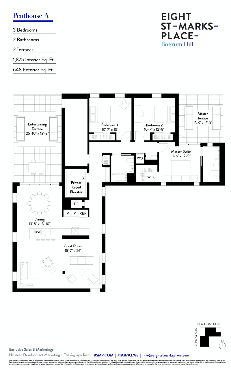 8 St Marks Place Pha, Boerum Hill, Brooklyn, NY, 11217, $2,495,000, Property For Sale, Halstead Real Estate, Floorplan 8 St Marks Place Pha, Boerum Hill, Brooklyn, NY, 11217, $2,495,000, Property For Sale, Halstead Real Estate, Floorplan