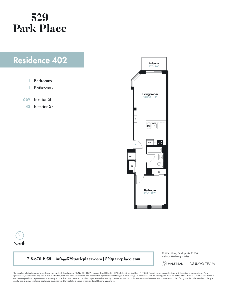529 Park Place 402, Crown Heights, Brooklyn, NY, 11238, $739,000, Property For Sale, Halstead Real Estate, Floorplan 529 Park Place 402, Crown Heights, Brooklyn, NY, 11238, $739,000, Property For Sale, Halstead Real Estate, Floorplan