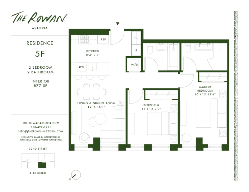 21-21 31st Street 5f, Astoria, Queens, NY, 11105, $1,095,000, Property For Sale, Halstead Real Estate, Floorplan 21-21 31st Street 5f, Astoria, Queens, NY, 11105, $1,095,000, Property For Sale, Halstead Real Estate, Floorplan