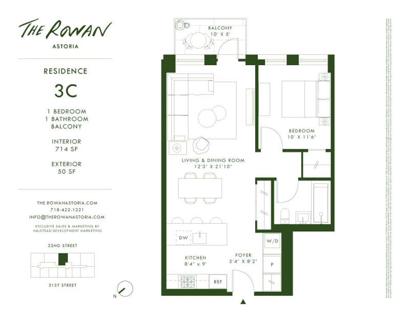 21-21 31st Street 3c, Astoria, Queens, NY, 11105, $860,000, Property For Sale, Halstead Real Estate, Floorplan 21-21 31st Street 3c, Astoria, Queens, NY, 11105, $860,000, Property For Sale, Halstead Real Estate, Floorplan