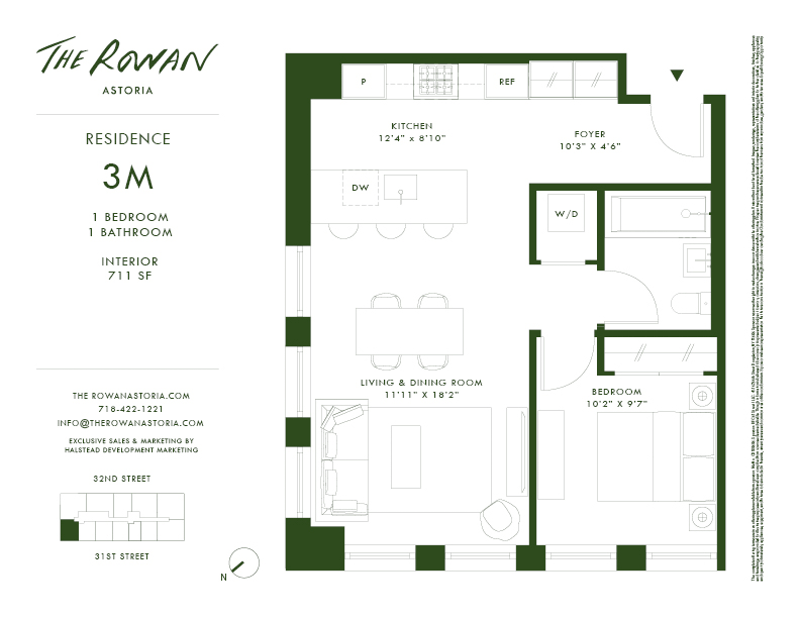 21 -21 31st Street 3m, Astoria, Queens, NY, 11105, $840,000, Property For Sale, Halstead Real Estate, Floorplan 21 -21 31st Street 3m, Astoria, Queens, NY, 11105, $840,000, Property For Sale, Halstead Real Estate, Floorplan