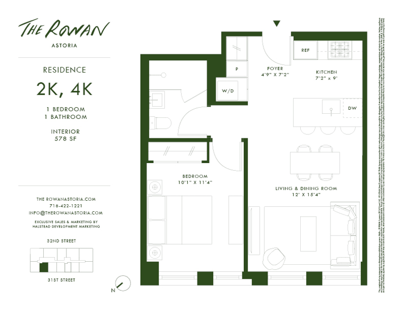 21 -21 31st Street 4k, Astoria, Queens, NY, 11105, $749,000, Property For Sale, Halstead Real Estate, Floorplan 21 -21 31st Street 4k, Astoria, Queens, NY, 11105, $749,000, Property For Sale, Halstead Real Estate, Floorplan