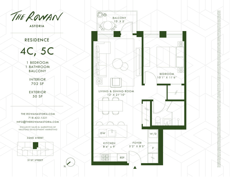 21-21 31st Street 5c, Astoria, Queens, NY, 11105, $895,000, Property For Sale, Halstead Real Estate, Floorplan 21-21 31st Street 5c, Astoria, Queens, NY, 11105, $895,000, Property For Sale, Halstead Real Estate, Floorplan