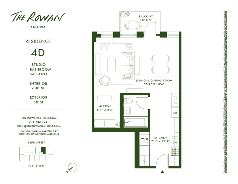 21 -21 31st Street 4d, Astoria, Queens, NY, 11105, $709,000, Property For Sale, Halstead Real Estate, Floorplan 21 -21 31st Street 4d, Astoria, Queens, NY, 11105, $709,000, Property For Sale, Halstead Real Estate, Floorplan