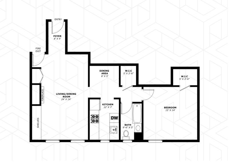 212 East 48th Street 5d, Midtown East, NYC, 10017, $650,000, Property For Sale, Halstead Real Estate, Floorplan 212 East 48th Street 5d, Midtown East, NYC, 10017, $650,000, Property For Sale, Halstead Real Estate, Floorplan