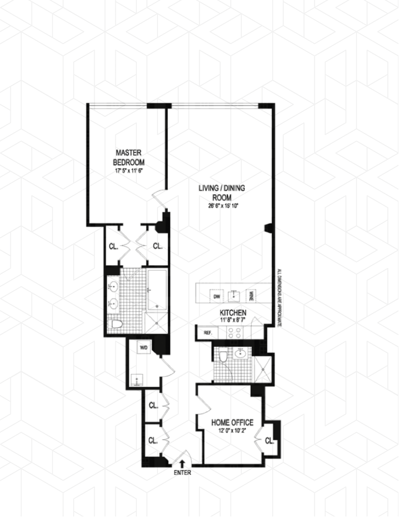 70 Washington Street 4m, Dumbo, Brooklyn, NY, 11201, $1,775,000, Property For Sale, Halstead Real Estate, Floorplan 70 Washington Street 4m, Dumbo, Brooklyn, NY, 11201, $1,775,000, Property For Sale, Halstead Real Estate, Floorplan