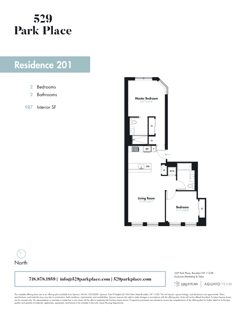 529 Park Place 201, Crown Heights, Brooklyn, NY, 11238, $1,150,000, Property For Sale, Halstead Real Estate, Floorplan 529 Park Place 201, Crown Heights, Brooklyn, NY, 11238, $1,150,000, Property For Sale, Halstead Real Estate, Floorplan