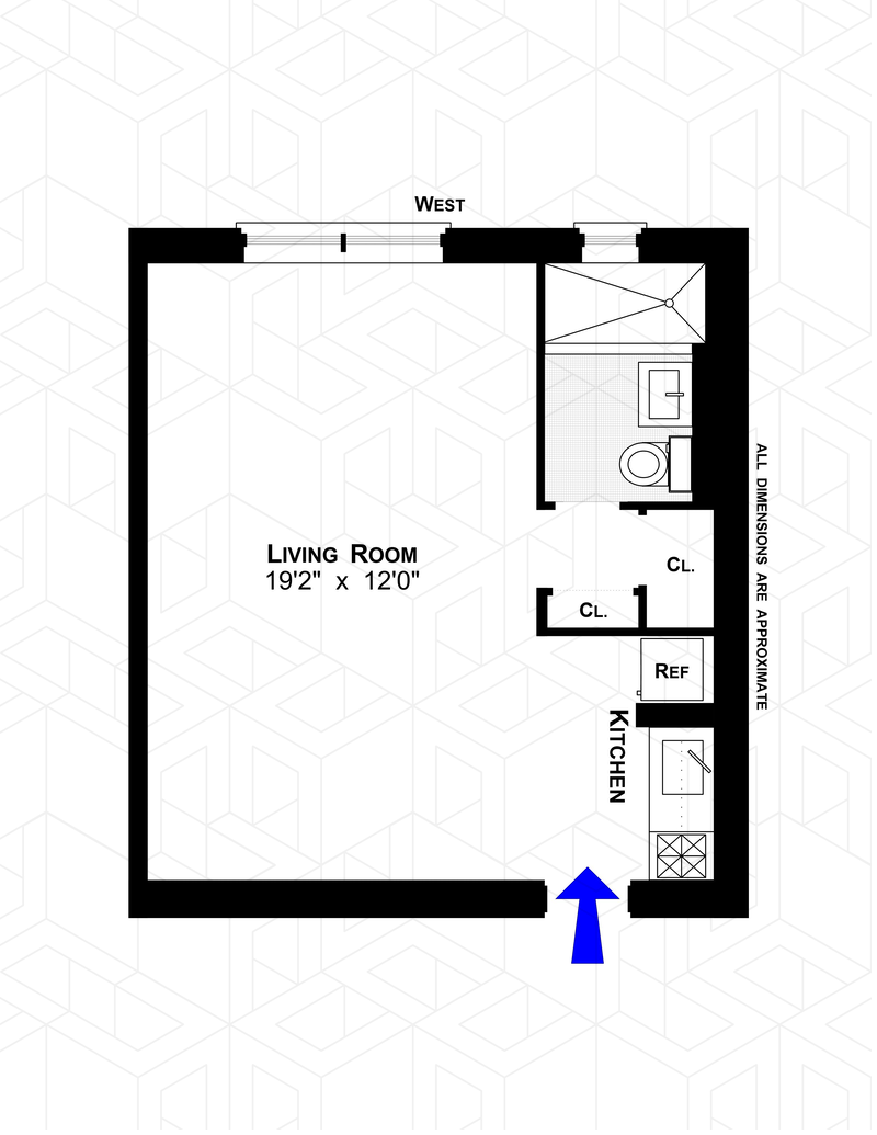 54 East 8th Street, Greenwich Village, NYC, 10003, $405,000, Property For Sale, Halstead Real Estate, Floorplan 54 East 8th Street, Greenwich Village, NYC, 10003, $405,000, Property For Sale, Halstead Real Estate, Floorplan