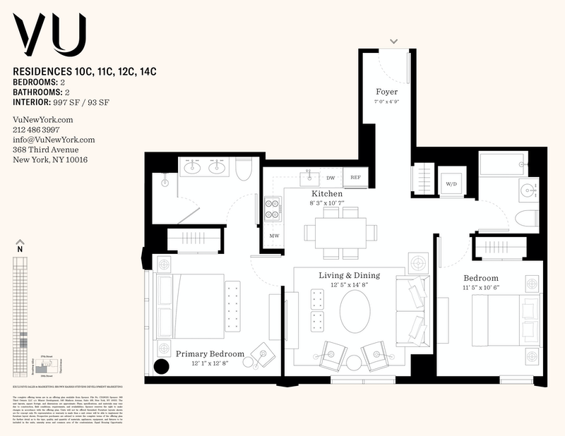 368 Third Avenue 10c, Midtown East, NYC, 10016, $2,099,900, Property For Sale, Halstead Real Estate, Floorplan 368 Third Avenue 10c, Midtown East, NYC, 10016, $2,099,900, Property For Sale, Halstead Real Estate, Floorplan