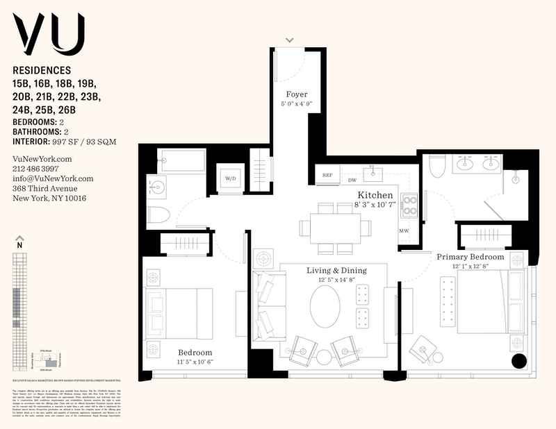 368 Third Avenue 22b, Midtown East, NYC, 10016, $2,295,000, Property For Sale, Halstead Real Estate, Floorplan 368 Third Avenue 22b, Midtown East, NYC, 10016, $2,295,000, Property For Sale, Halstead Real Estate, Floorplan