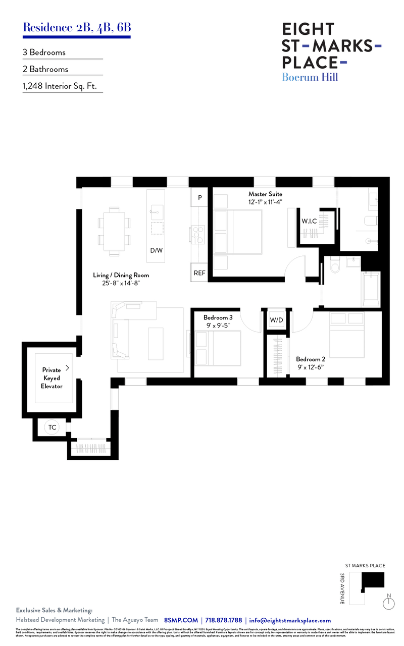 8 St Marks Place 2b, Boerum Hill, Brooklyn, NY, 11217, $1,465,000, Property For Sale, Halstead Real Estate, Floorplan 8 St Marks Place 2b, Boerum Hill, Brooklyn, NY, 11217, $1,465,000, Property For Sale, Halstead Real Estate, Floorplan
