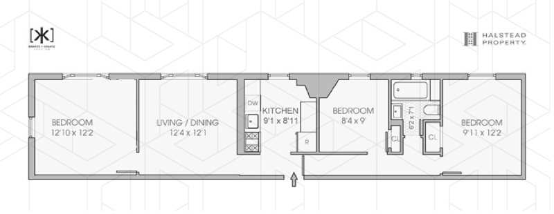 526 West 111th Street 3e, Upper West Side, NYC, 10025, $4,750, Property For Rent, Halstead Real Estate, Floorplan 526 West 111th Street 3e, Upper West Side, NYC, 10025, $4,750, Property For Rent, Halstead Real Estate, Floorplan
