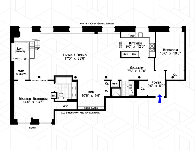 35 Mercer Street, Soho, NYC, 10013, $10,500, Property For Rent, Halstead Real Estate, Floorplan 35 Mercer Street, Soho, NYC, 10013, $10,500, Property For Rent, Halstead Real Estate, Floorplan