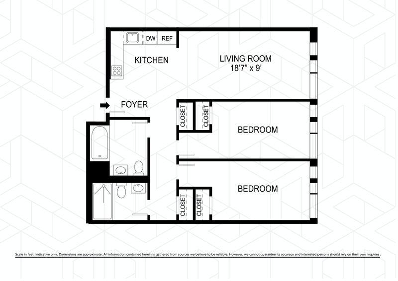 306 West 142nd Street 4c, Upper Manhattan, NYC, 10030, $2,729, Property For Rent, Halstead Real Estate, Floorplan 306 West 142nd Street 4c, Upper Manhattan, NYC, 10030, $2,729, Property For Rent, Halstead Real Estate, Floorplan