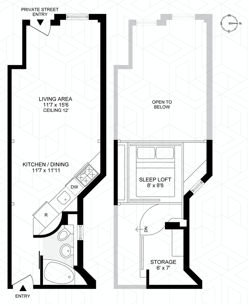 92 Horatio Street 1p, West Village, NYC, 10014, $650,000, Property For Sale, Halstead Real Estate, Floorplan 92 Horatio Street 1p, West Village, NYC, 10014, $650,000, Property For Sale, Halstead Real Estate, Floorplan