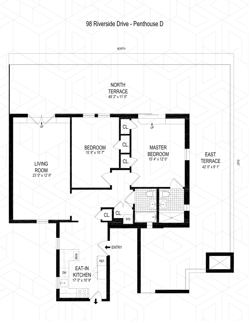 98 Riverside Drive Phd, Upper West Side, NYC, 10024, $8,865, Property For Rent, Halstead Real Estate, Floorplan 98 Riverside Drive Phd, Upper West Side, NYC, 10024, $8,865, Property For Rent, Halstead Real Estate, Floorplan