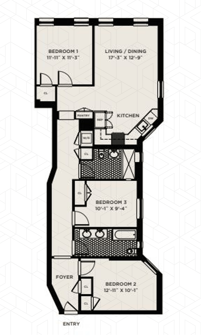 306 West 142nd Street 3d, Upper Manhattan, NYC, 10030, $2,708, Property For Rent, Halstead Real Estate, Floorplan 306 West 142nd Street 3d, Upper Manhattan, NYC, 10030, $2,708, Property For Rent, Halstead Real Estate, Floorplan