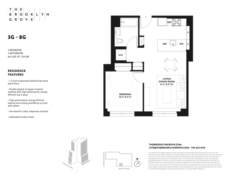 10 Nevins Street 6g, Downtown Brooklyn, Brooklyn, NY, 11217, $805,000, Property For Sale, Halstead Real Estate, Floorplan 10 Nevins Street 6g, Downtown Brooklyn, Brooklyn, NY, 11217, $805,000, Property For Sale, Halstead Real Estate, Floorplan