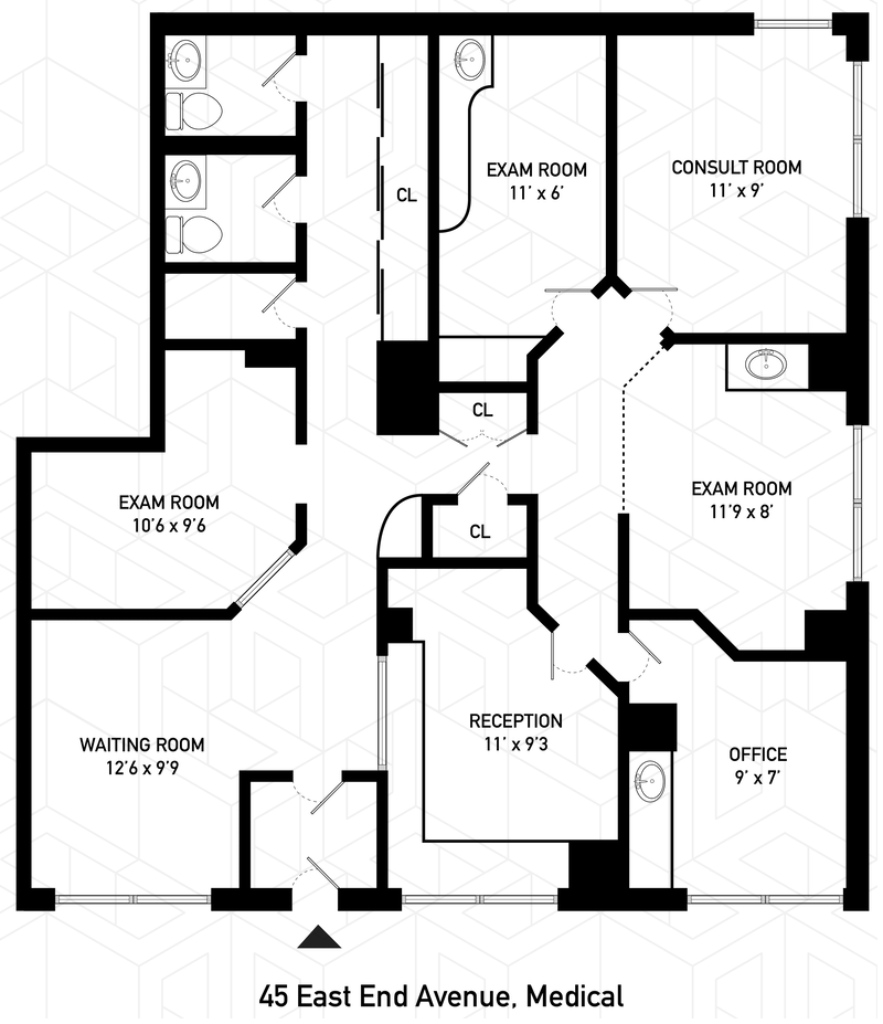 45 East End Avenue Medical, Upper East Side, NYC, 10028, $875,000, Property For Sale, Halstead Real Estate, Floorplan 45 East End Avenue Medical, Upper East Side, NYC, 10028, $875,000, Property For Sale, Halstead Real Estate, Floorplan