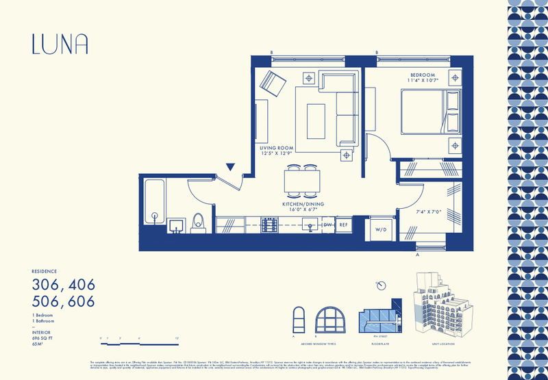 229 9th Street 306, Gowanus, Brooklyn, NY, 11215, $800,000, Property For Sale, Halstead Real Estate, Floorplan 229 9th Street 306, Gowanus, Brooklyn, NY, 11215, $800,000, Property For Sale, Halstead Real Estate, Floorplan