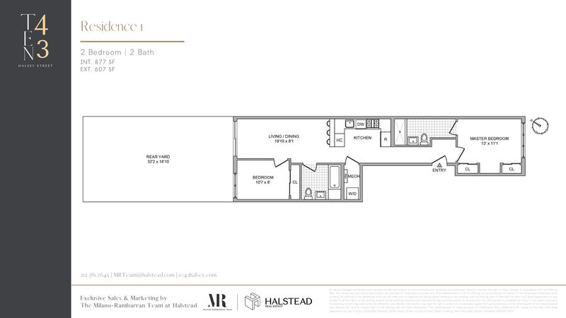 1043 Halsey Street 1, Bushwick, Brooklyn, NY, 11207, $875,000, Property For Sale, Halstead Real Estate, Floorplan 1043 Halsey Street 1, Bushwick, Brooklyn, NY, 11207, $875,000, Property For Sale, Halstead Real Estate, Floorplan