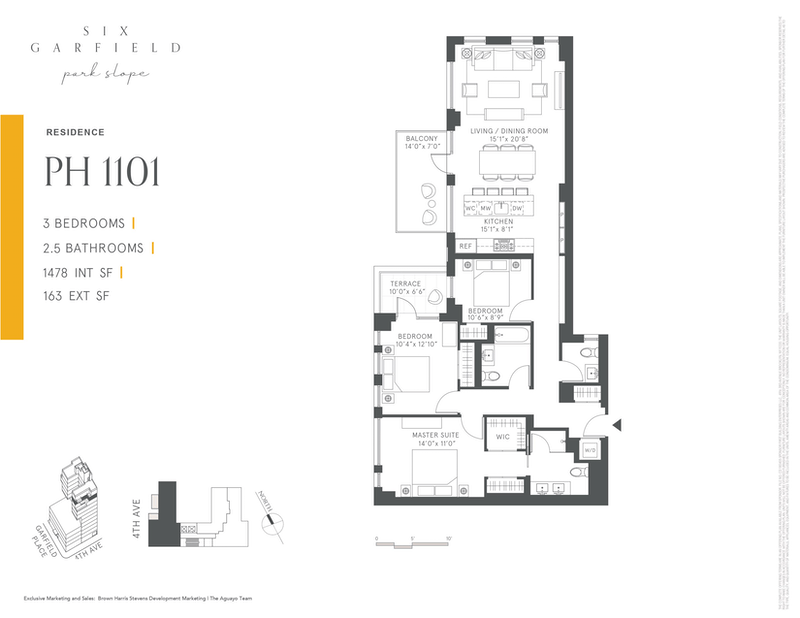 269 Fourth Avenue Ph1101, Park Slope, Brooklyn, NY, 11215, $2,350,000, Property For Sale, Halstead Real Estate, Floorplan 269 Fourth Avenue Ph1101, Park Slope, Brooklyn, NY, 11215, $2,350,000, Property For Sale, Halstead Real Estate, Floorplan