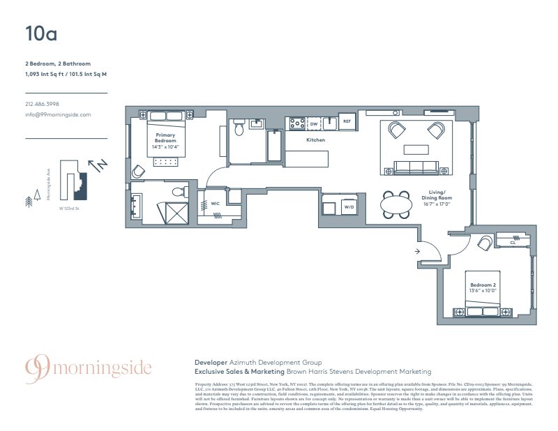 375 West 123rd Street 10a, Upper Manhattan, NYC, 10027, $1,495,000, Property For Sale, Halstead Real Estate, Floorplan 375 West 123rd Street 10a, Upper Manhattan, NYC, 10027, $1,495,000, Property For Sale, Halstead Real Estate, Floorplan