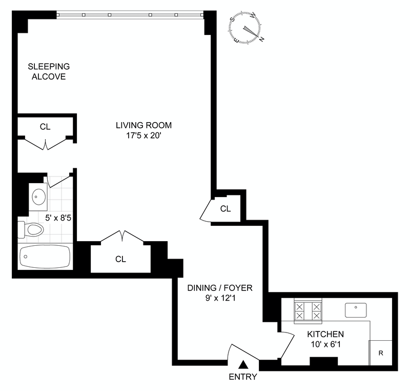 340 East 74th Street, Upper East Side, NYC, 10021, $520,000, Property For Sale, Halstead Real Estate, Floorplan 340 East 74th Street, Upper East Side, NYC, 10021, $520,000, Property For Sale, Halstead Real Estate, Floorplan