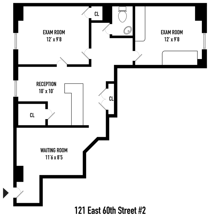 121 East 60th Street 2, Upper East Side, NYC, 10022, $800,000, Property For Sale, Halstead Real Estate, Floorplan 121 East 60th Street 2, Upper East Side, NYC, 10022, $800,000, Property For Sale, Halstead Real Estate, Floorplan
