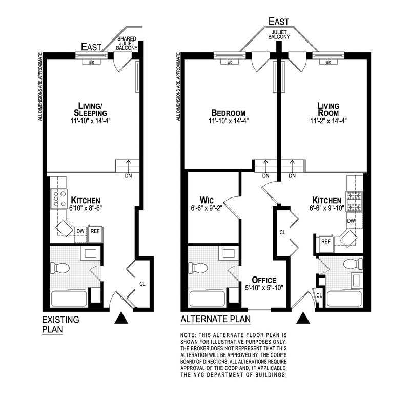 211 Thompson Street 2j, Greenwich Village, NYC, 10012, $499,000, Property For Sale, Halstead Real Estate, Floorplan 211 Thompson Street 2j, Greenwich Village, NYC, 10012, $499,000, Property For Sale, Halstead Real Estate, Floorplan