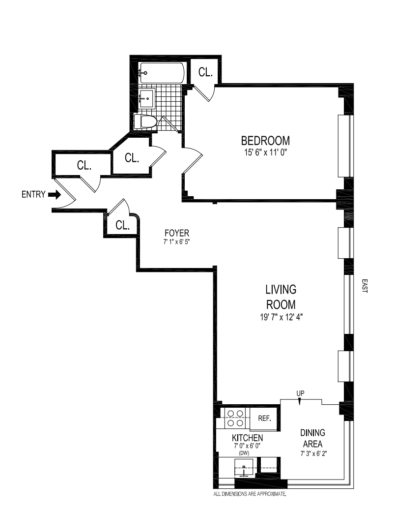 340 East 52nd Street 2h, Midtown East, NYC, 10022, $2,721, Property For Rent, Halstead Real Estate, Floorplan 340 East 52nd Street 2h, Midtown East, NYC, 10022, $2,721, Property For Rent, Halstead Real Estate, Floorplan