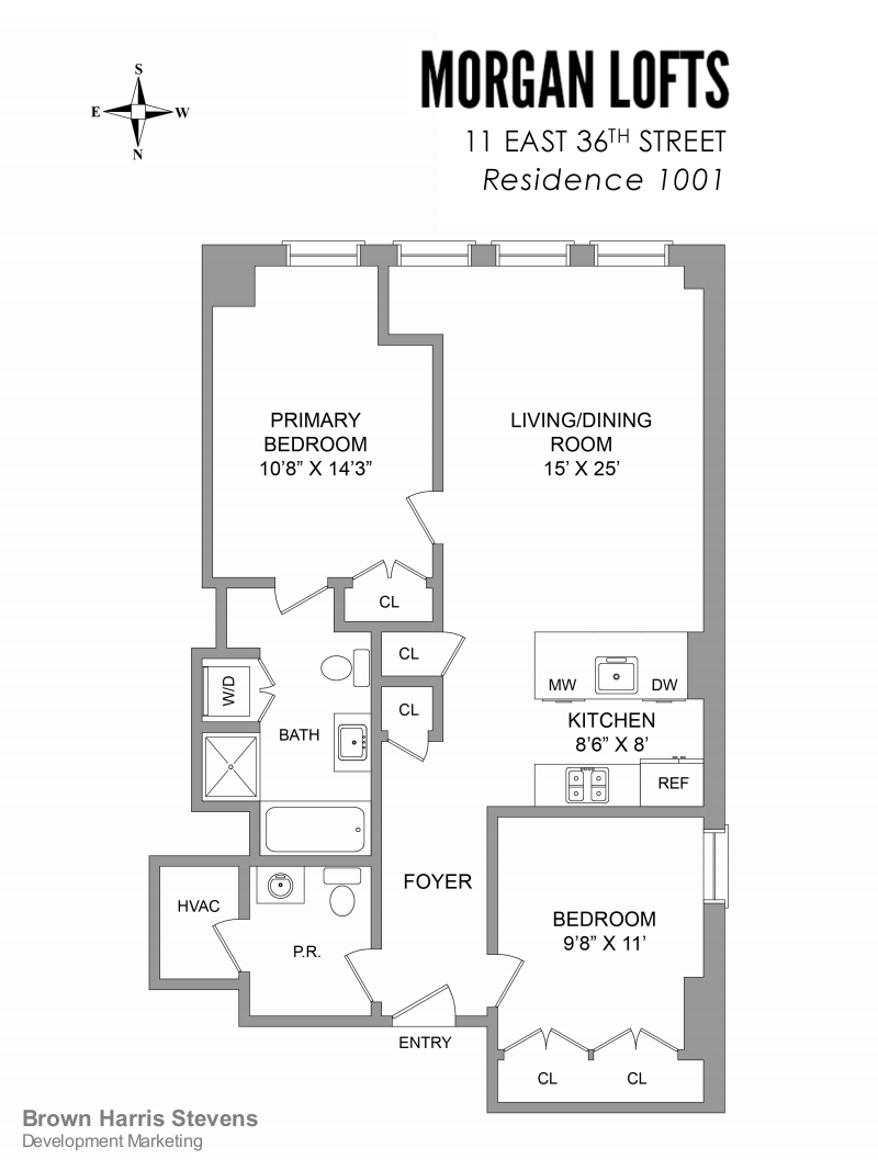 11 East 36th Street 1001, Midtown East, NYC, 10016, $1,491,000, Property For Sale, Halstead Real Estate, Floorplan 11 East 36th Street 1001, Midtown East, NYC, 10016, $1,491,000, Property For Sale, Halstead Real Estate, Floorplan