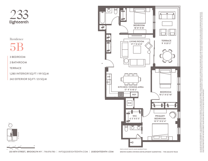 233 18th Street 5b, Greenwood, Brooklyn, NY, 11215, $1,625,000, Property For Sale, Halstead Real Estate, Floorplan 233 18th Street 5b, Greenwood, Brooklyn, NY, 11215, $1,625,000, Property For Sale, Halstead Real Estate, Floorplan