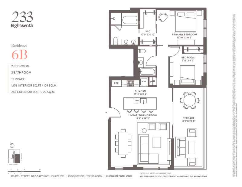 233 18th Street 6b, Greenwood, Brooklyn, NY, 11215, $1,525,000, Property For Sale, Halstead Real Estate, Floorplan 233 18th Street 6b, Greenwood, Brooklyn, NY, 11215, $1,525,000, Property For Sale, Halstead Real Estate, Floorplan