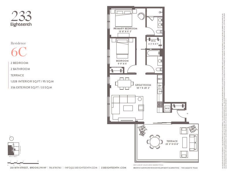 233 18th Street 6c, Greenwood, Brooklyn, NY, 11215, $1,450,000, Property For Sale, Halstead Real Estate, Floorplan 233 18th Street 6c, Greenwood, Brooklyn, NY, 11215, $1,450,000, Property For Sale, Halstead Real Estate, Floorplan