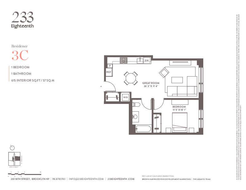 233 18th Street 3c, Greenwood, Brooklyn, NY, 11215, $695,000, Property For Sale, Halstead Real Estate, Floorplan 233 18th Street 3c, Greenwood, Brooklyn, NY, 11215, $695,000, Property For Sale, Halstead Real Estate, Floorplan