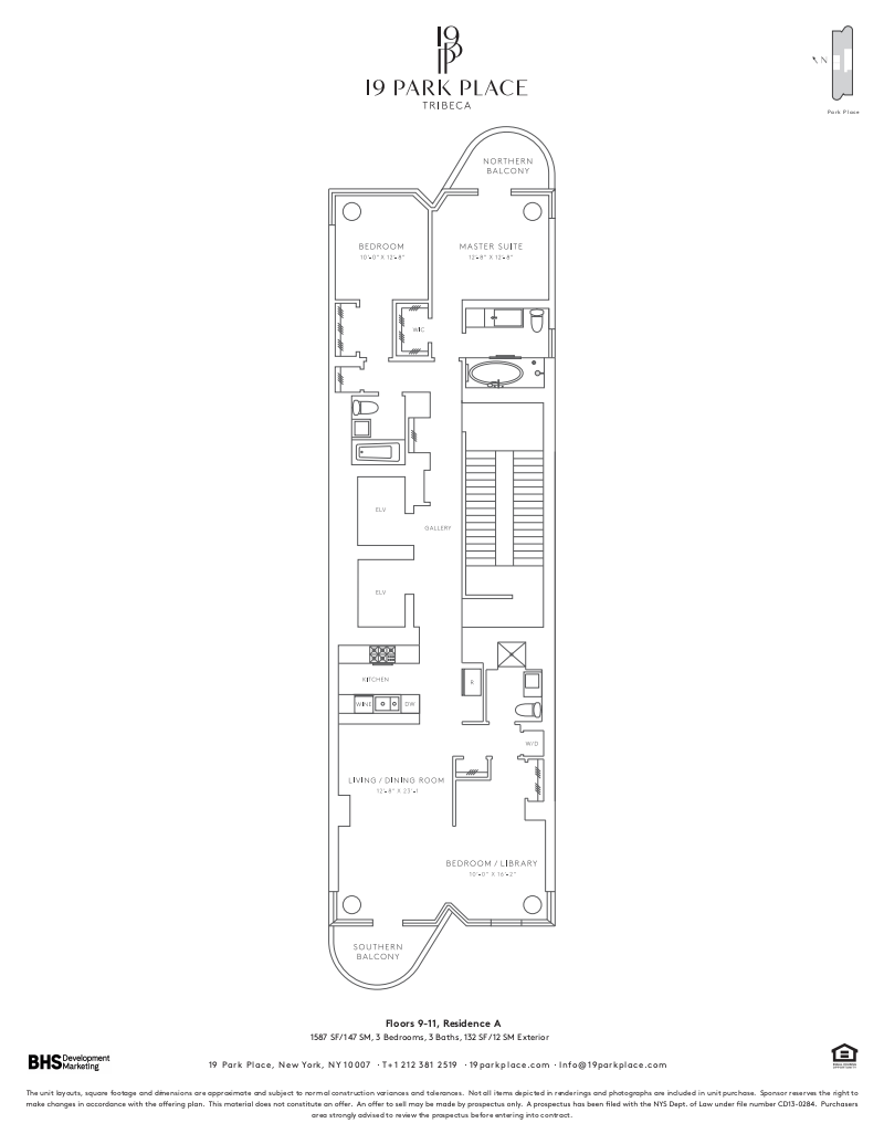 19 Park Place 9, Tribeca, NYC, 10007, $2,995,000, Property For Sale, Halstead Real Estate, Floorplan 19 Park Place 9, Tribeca, NYC, 10007, $2,995,000, Property For Sale, Halstead Real Estate, Floorplan